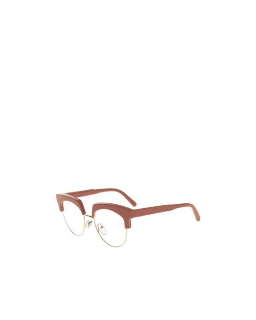 Marni White Logo Flat Mirror