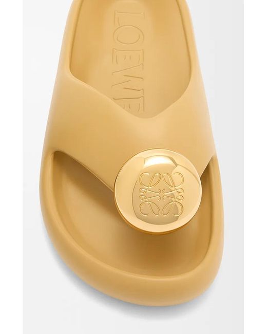 Loewe Metallic Foam Pebble Sandal