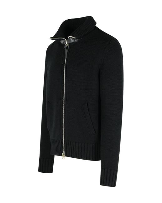 Tom Ford Black Wool Sweater for men