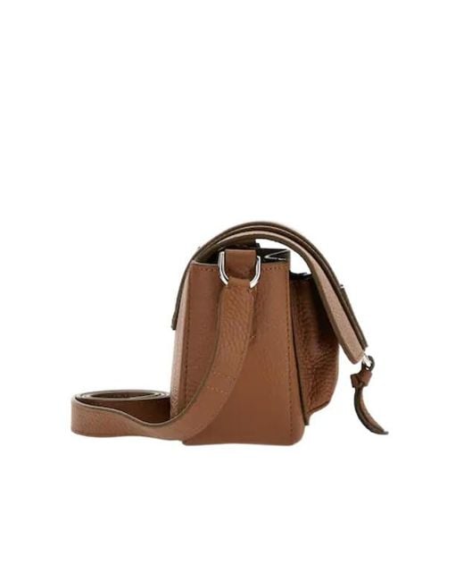 Hogan Brown Trend Flap Bag