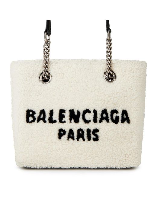 Balenciaga White Logo Handbag