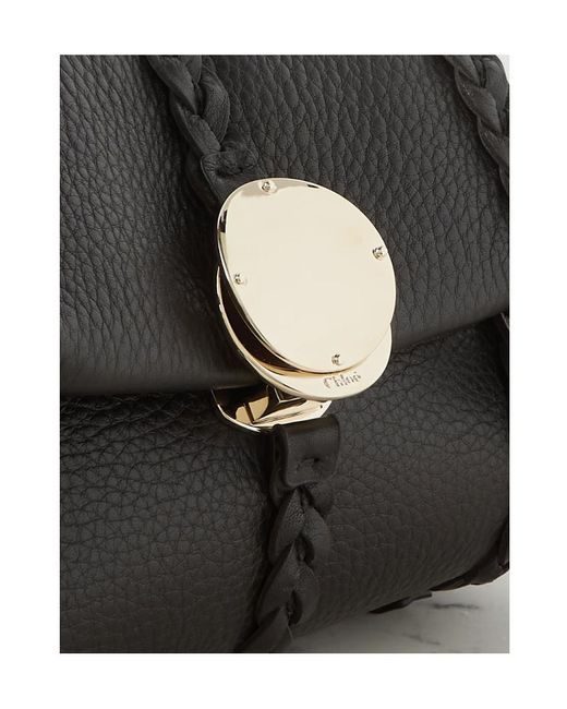 Chloé Black Chloé Penelope Tassel Detailed Mini Top Handle Bag