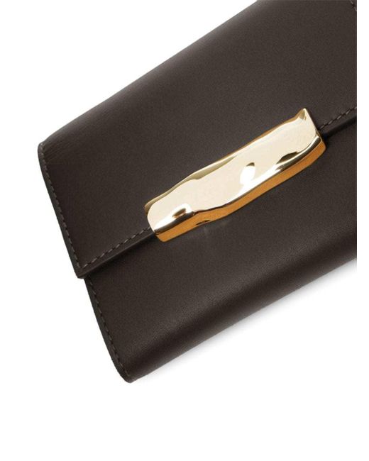 Bally Black Trifold Wallet