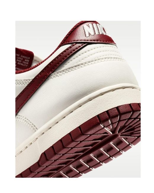 Nike Pink Dunk Retro Low-Top Sneakers for men