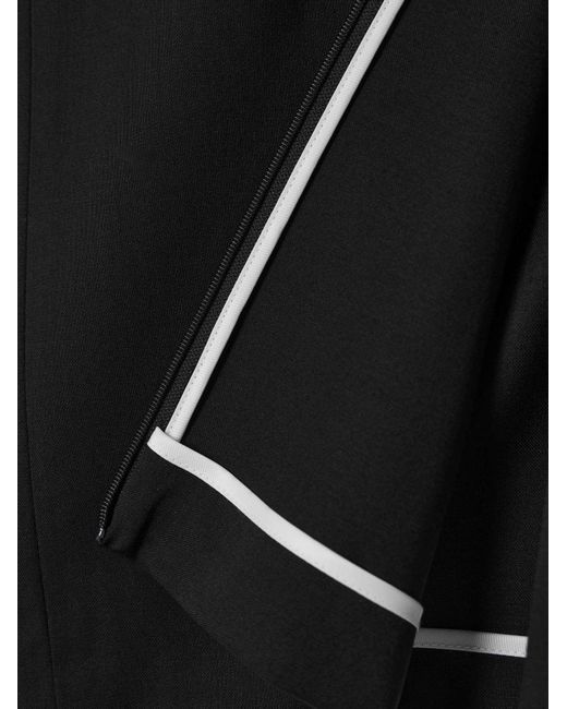 Helmut Lang Black Side Split Mini Skirt