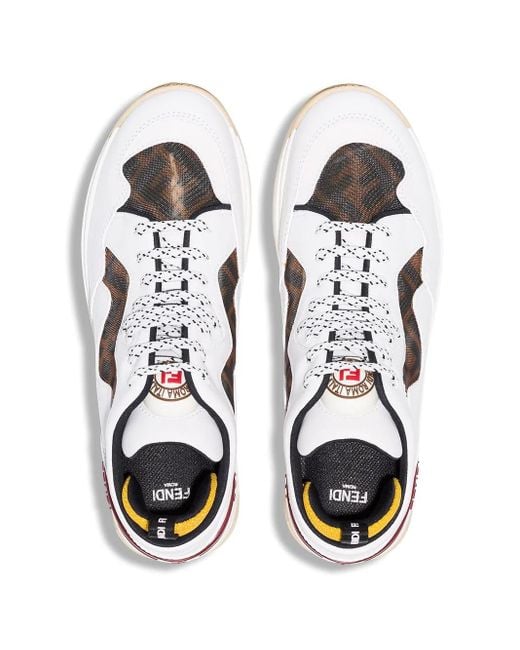 Fendi Metallic Thick-Soled Leisure Sports Shoes