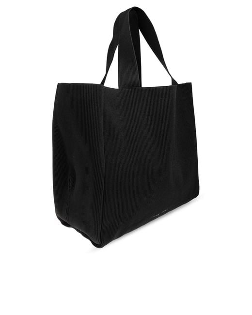 Samsøe & Samsøe Black Samsøe Samsøe Samira Ribbed Tote Bag