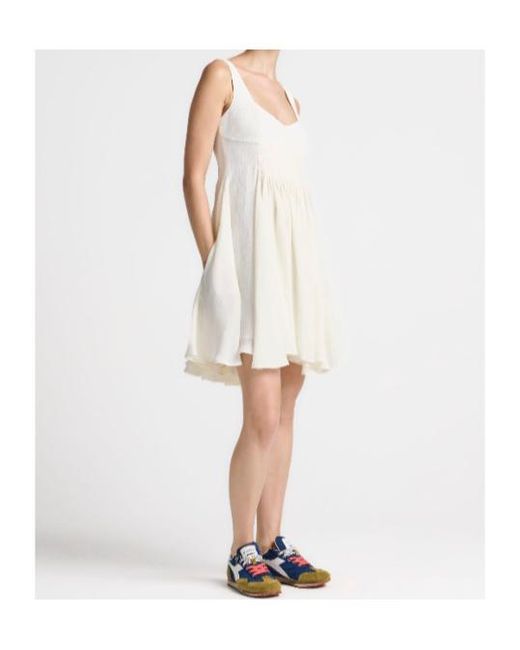 J.W. Anderson White Babydoll Dress