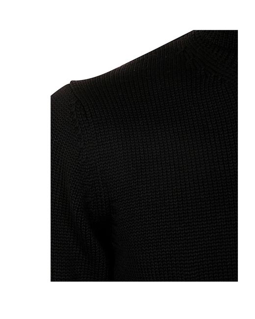 Nuur Black Long-Sleeved Sweater for men