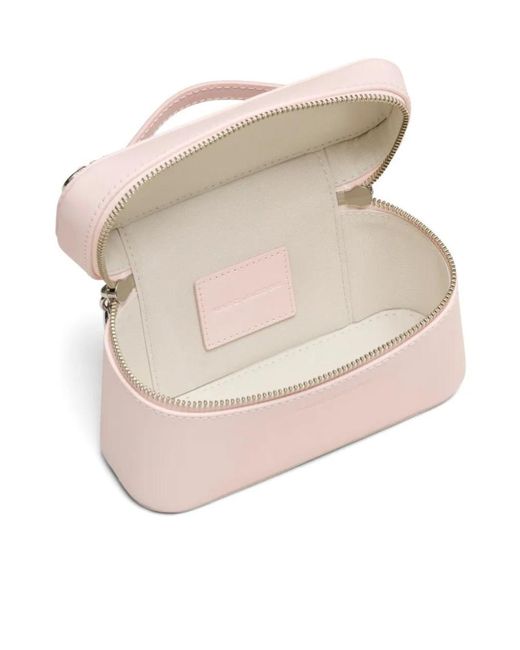 Marc Jacobs Pink Scene Logo Lettering Vanity Bag