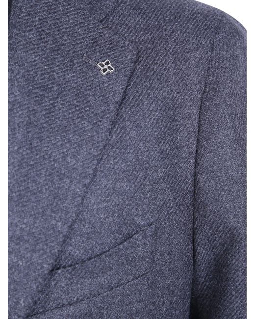 Tagliatore Blue Montecarlo Single Breasted Jacket for men