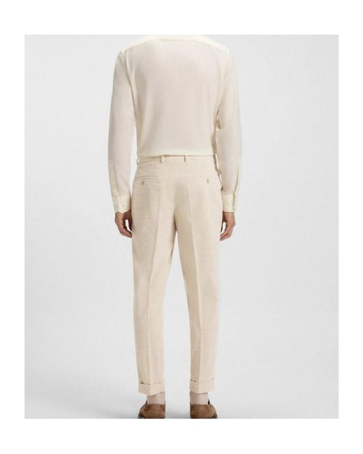 Boss Natural Boss Relaxed-Fit Corduroy Pants for men