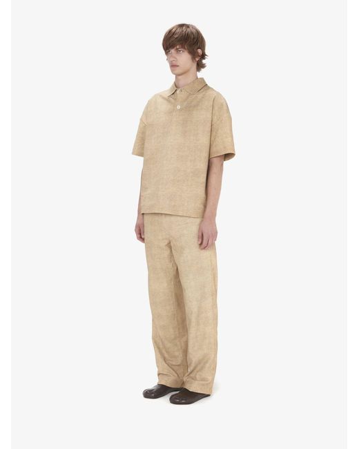 J.W. Anderson Natural Leather Straight-Leg Trousers for men