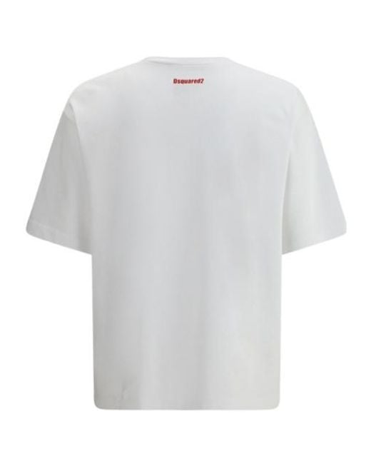 DSquared² White T-Shirt for men