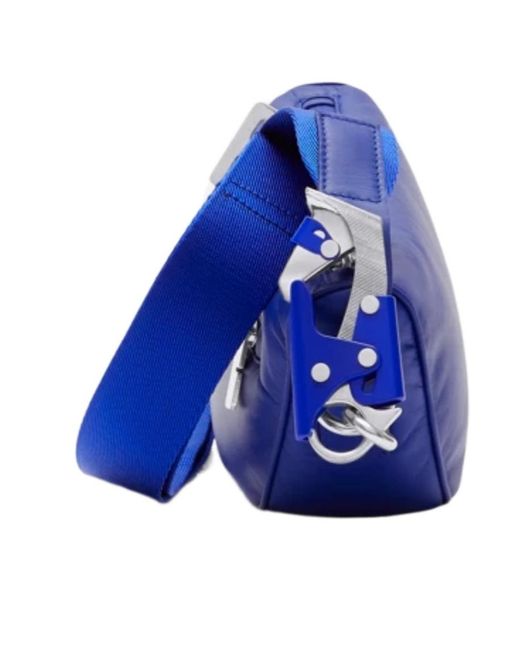 Burberry Blue Shield Leather Crossbody Bag for men