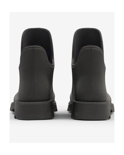 Burberry Black Marsh Slip-On Ankle Boots