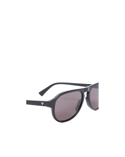 Bottega Veneta White Logo Sunglasses