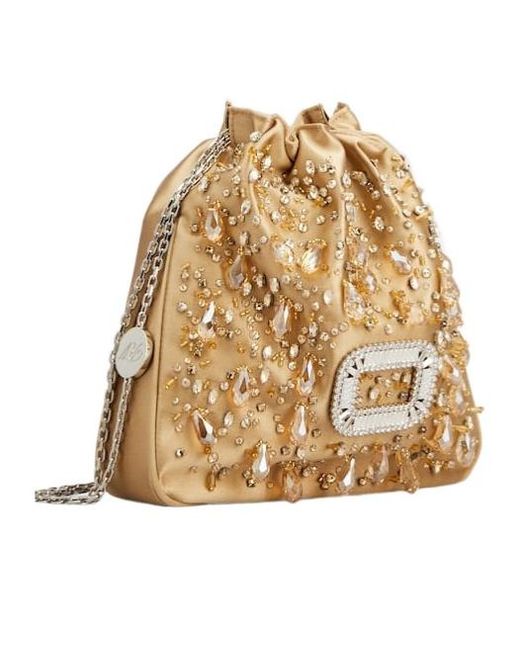 Roger Vivier Natural Pilgrim Mini Bag