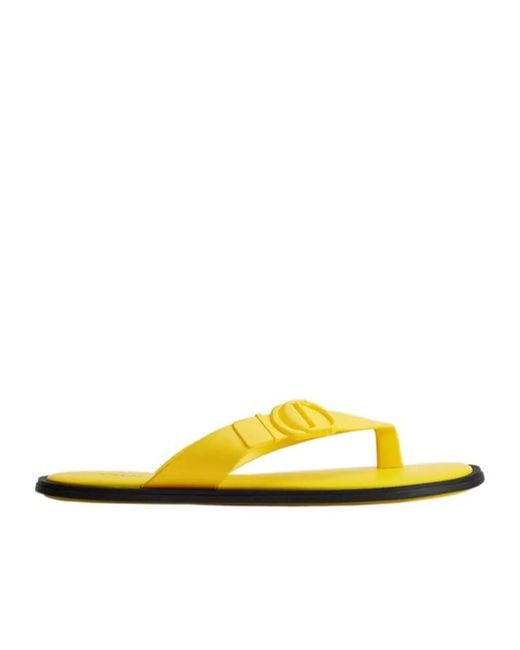 Dior Yellow Sandale Entredoigt Rivage for men