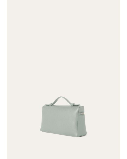 Loro Piana Gray Extra Pocket L19 Shoulder Bag