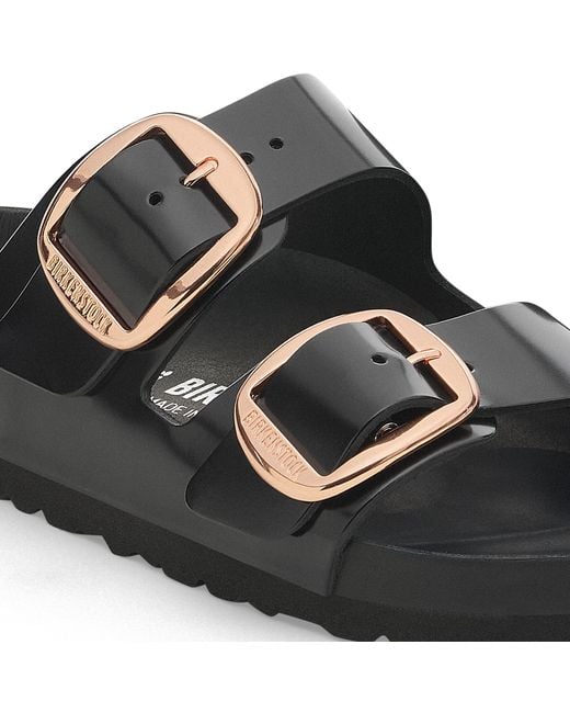 Birkenstock Black Arizona Big Buckle Slip-On Sandals