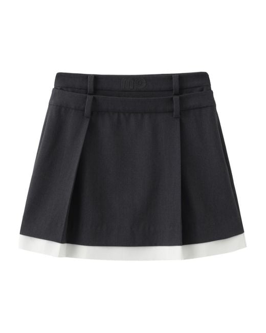 Marissa Chiara Black Patchwork Skirt