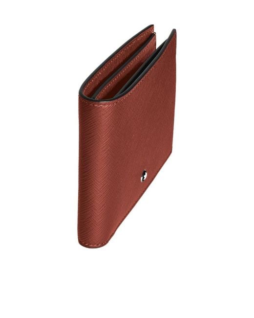 Montblanc Red Wallet 6Cc for men