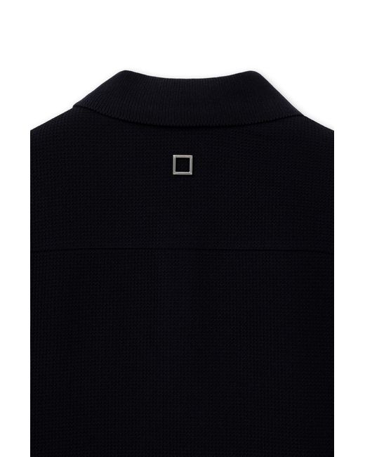 Wooyoungmi Black Logo Pocket Polo Shirt for men