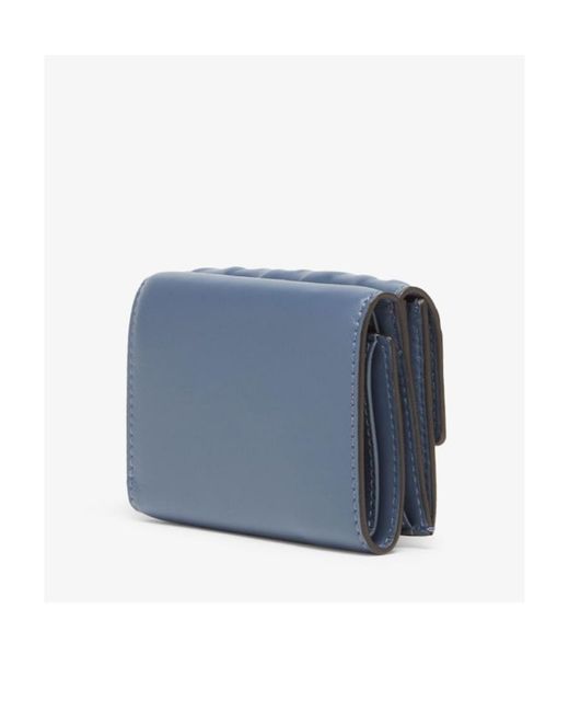 Fendi Blue Nappa Leather Wallet