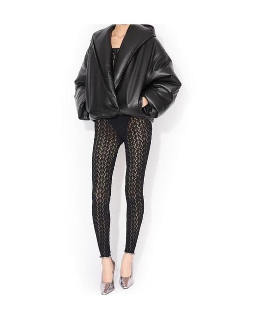 Alaïa Black Alaïa Stretch Lace Catsuit