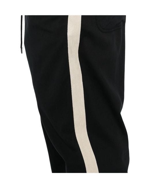Tom Ford Black Elastic Drawstring Waist Trousers for men