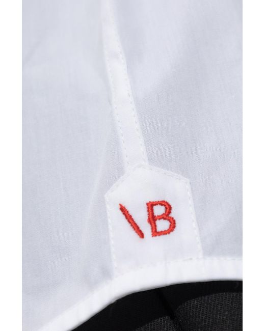 Victoria Beckham White Tab Detail Shirt