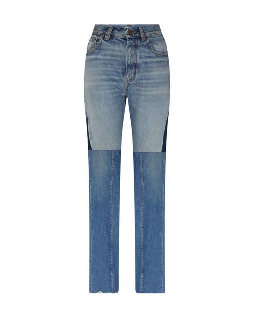 Chloé Blue Belt-Loop Jeans