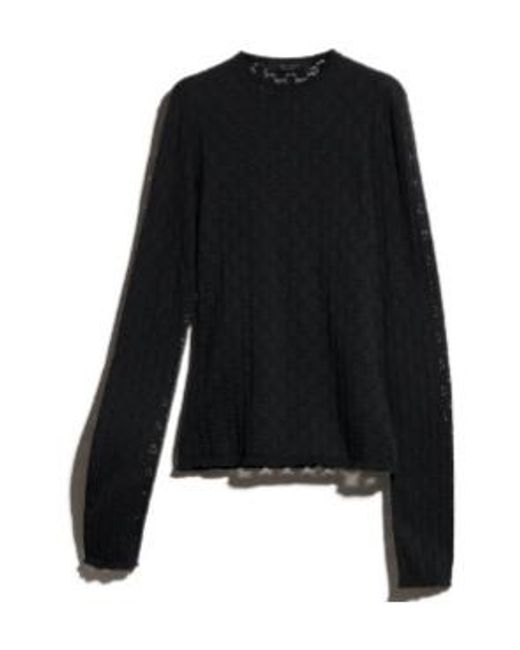 Gucci Black Gg Devoré Top