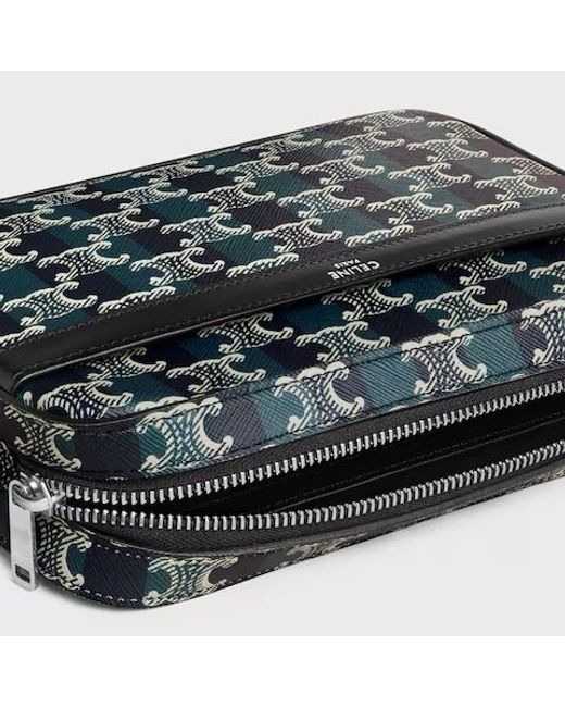 Céline Green Small Messenger Bag for men