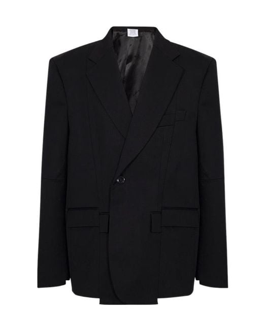 Vetements Black Long Sleeve Jacket