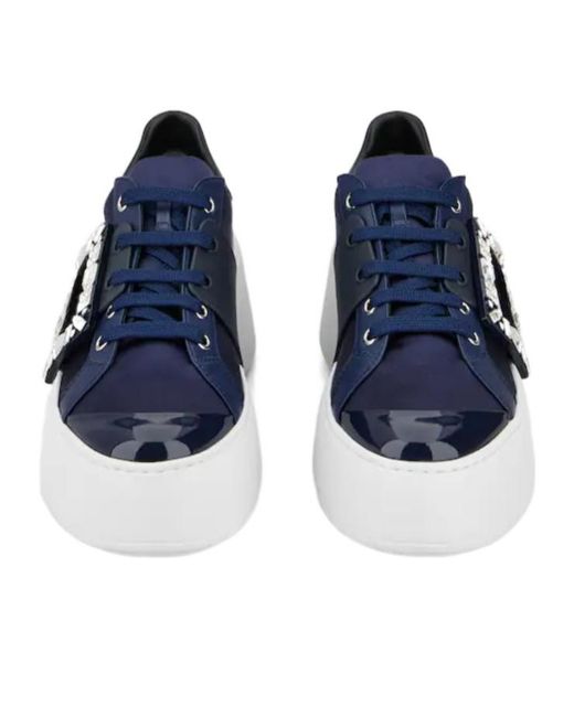 Roger Vivier Blue Viv' Skate Sneakers