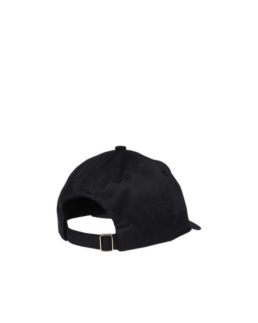 Casablanca Black Logo Baseball Cap for men