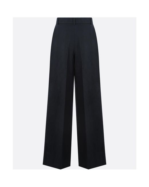 Aspesi Black High-Waist Palazzo Pants