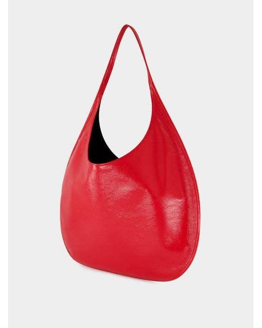 Courreges Red Courrèges Holy Naplack Top Handle Tote Bag