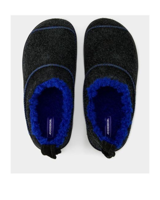 Adererror Black Slip-On Mules for men