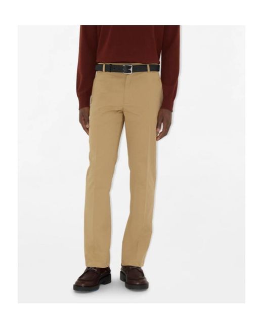 Burberry Natural Straight-Leg Trousers for men