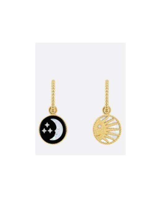 Dior Black Rose Céleste Earrings