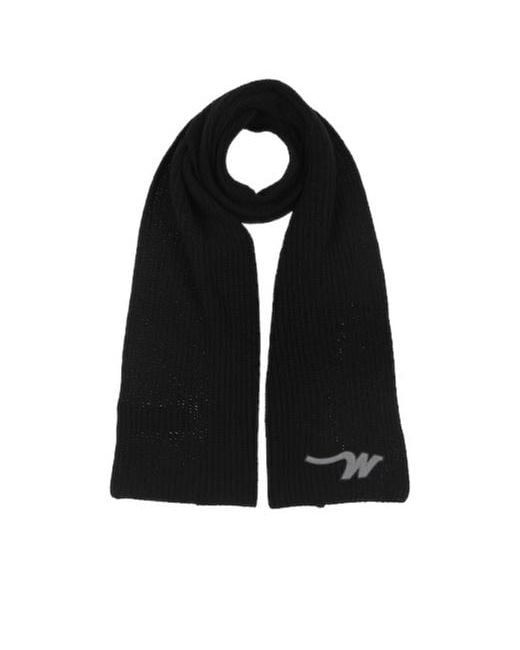 Weekend by Maxmara Black Wool Knit Scarf