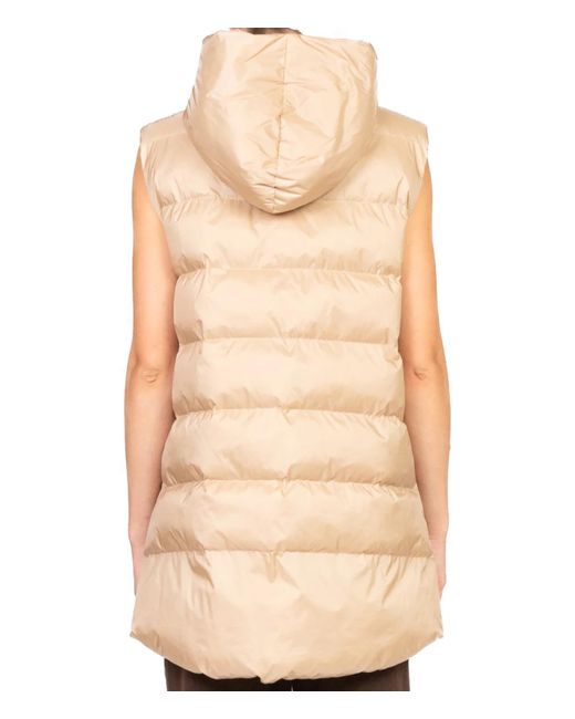 Max Mara Natural Mm By Zip-Up Hooded Gilet