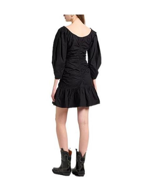 Ganni Black Short Dress