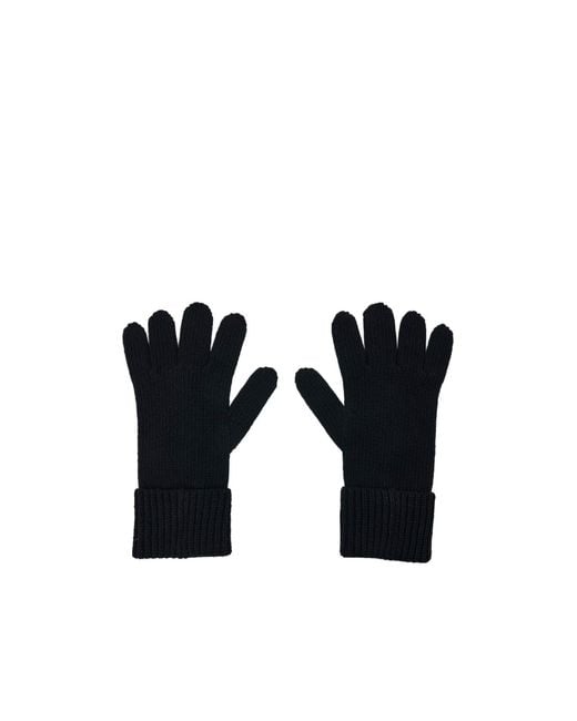 Vivienne Westwood Black Orb-Embroidered Gloves