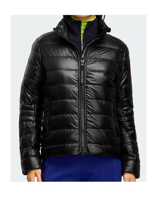 Canada Goose Black Stand-Up Collar Cotton Coat