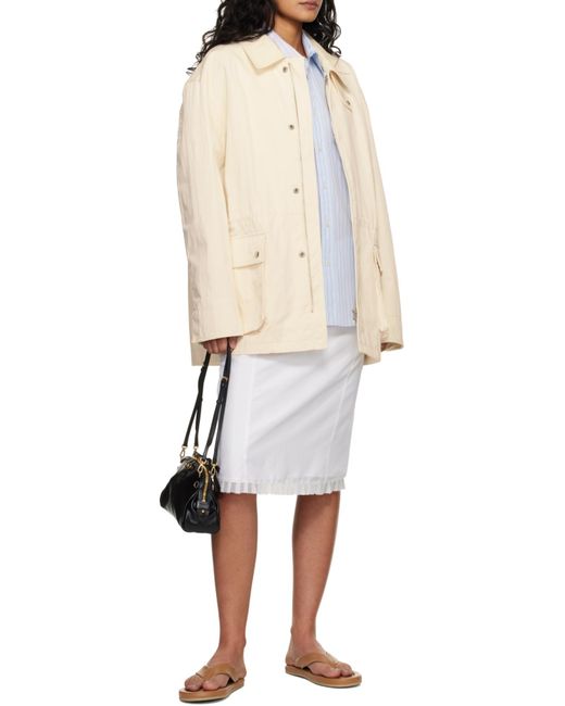 DUNST Natural Long Sleeve Jacket
