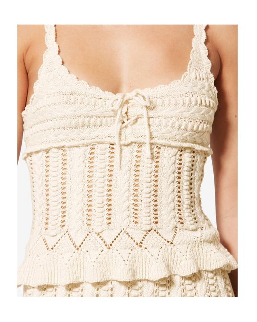 Isabel Marant White Isabel Marant Étoile Neves Knit Tank Top